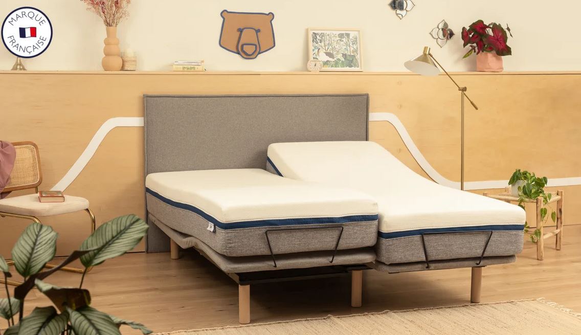 Deux matelas assemblés couples - solution indépendance totale