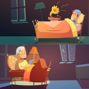 Comment le sommeil change avec l'age
