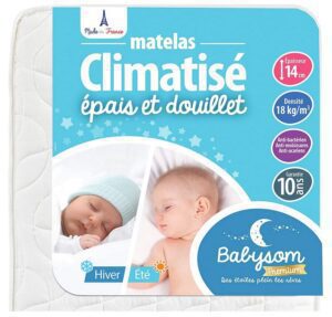 Babysom - Matelas Enfant/Bébé Climatisé - 70x140 cm