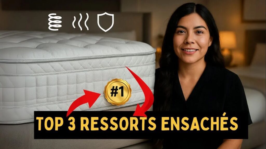Top 3 Meilleurs Matelas à Ressorts Ensachés