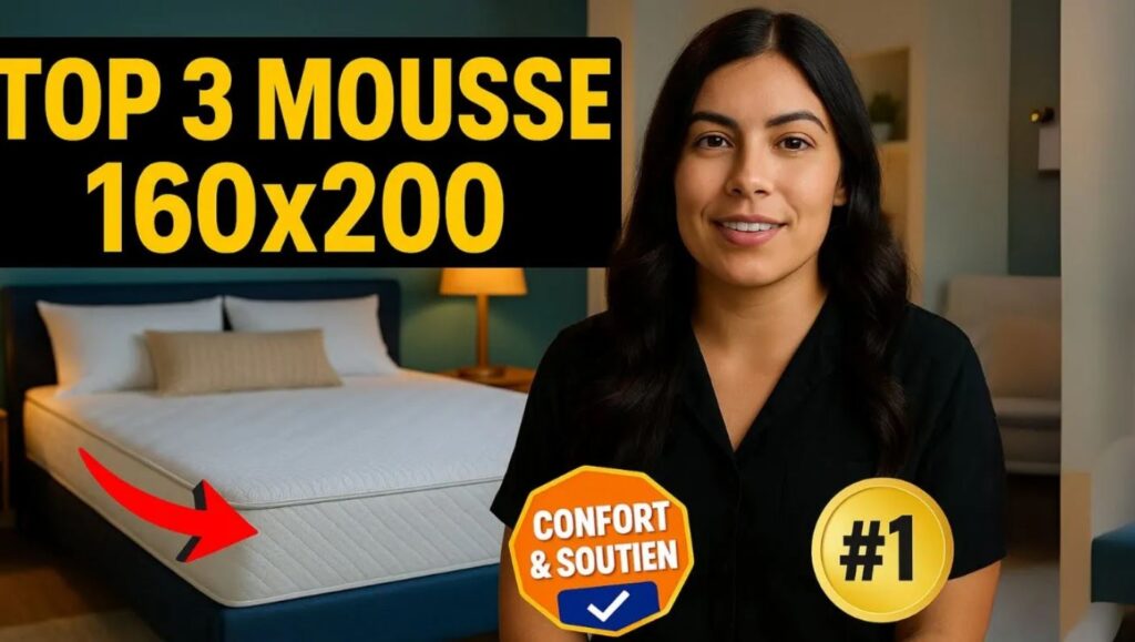 top 3 matelas mousse 160x200
