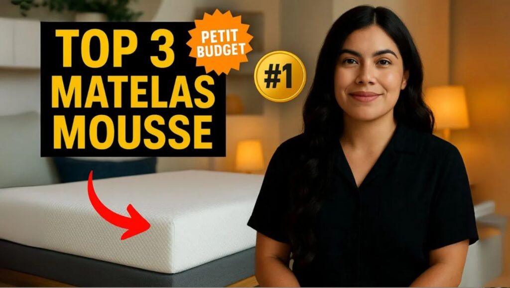 top 3 matelas mousse