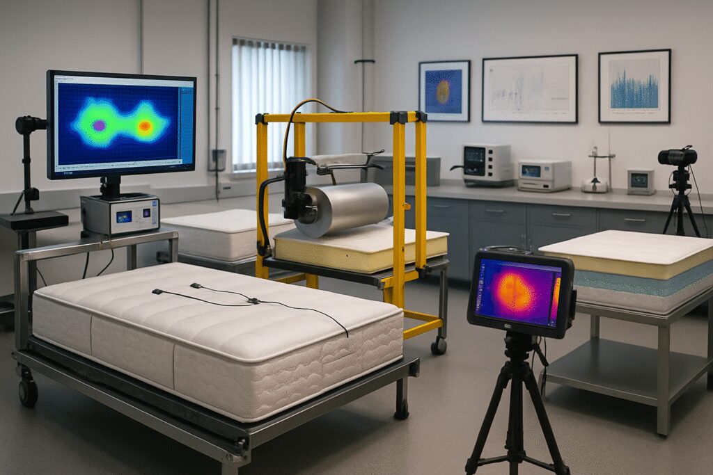 salle de test matelas chez matelas-ideal