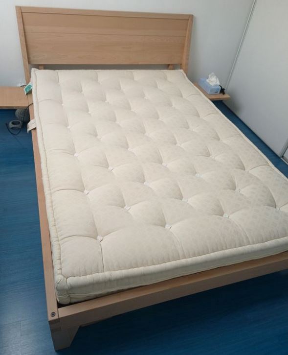 Matelas Bio Laine Le Matelas Vert - Vue d'ensemble du matelas artisanal