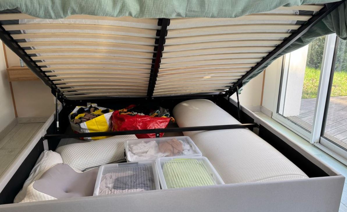 Lit Coffre + Matelas