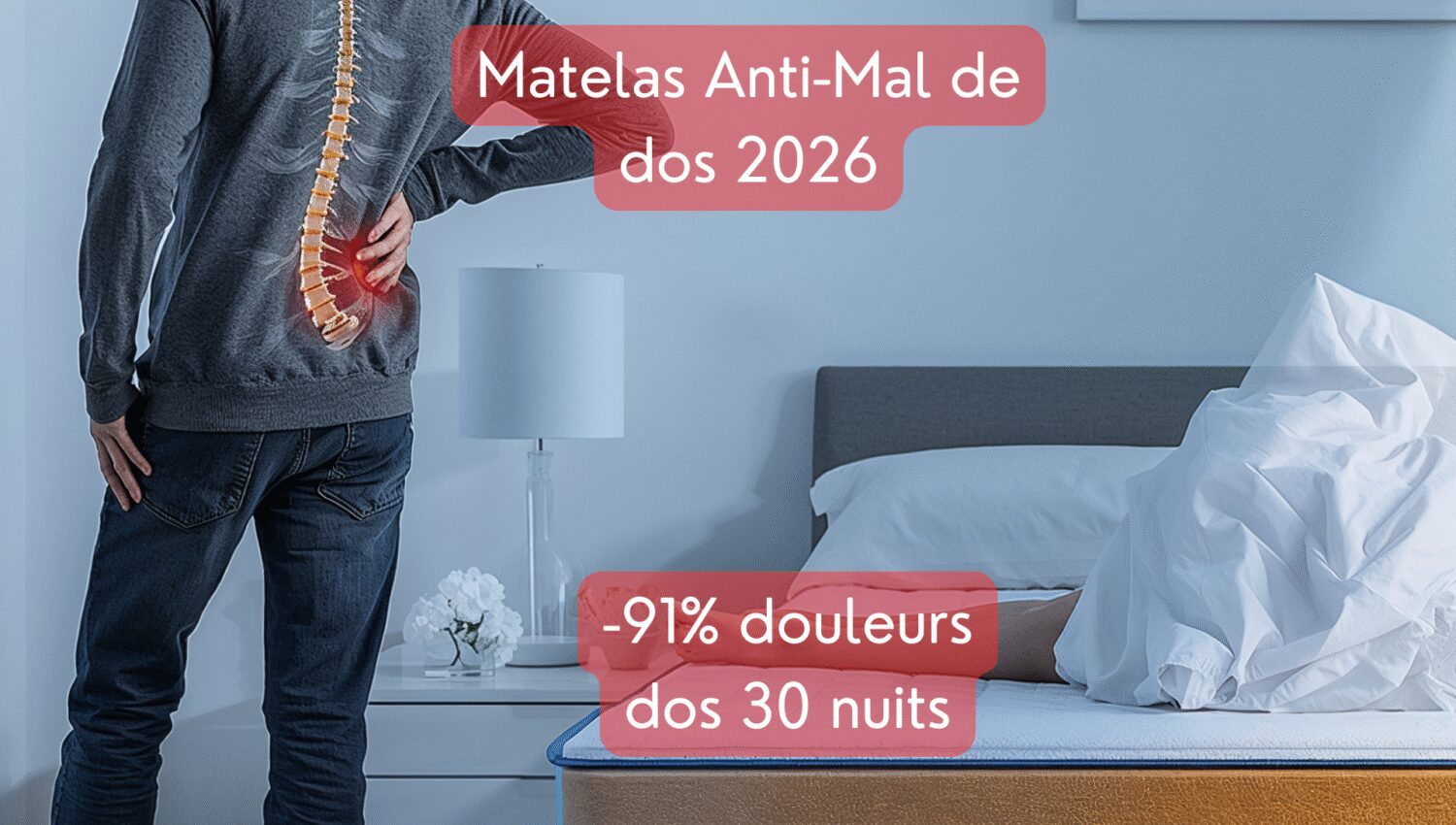 guide meilleurs matelas mal de dos