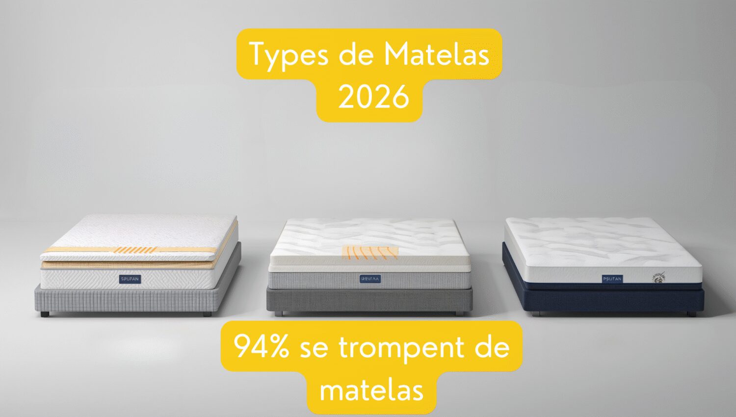 guide meilleurs types de matelas