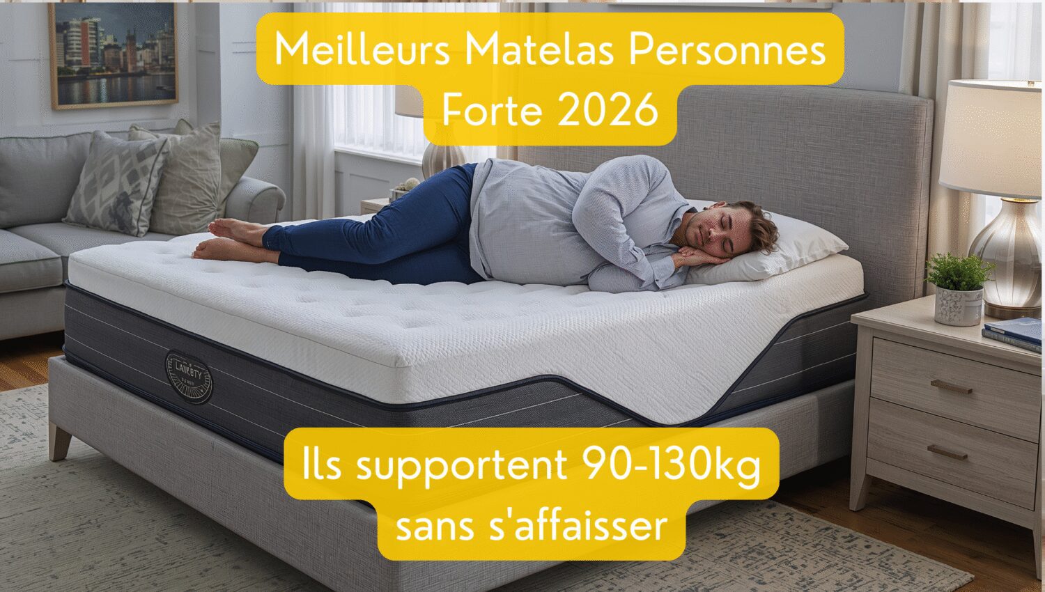 meilleur matelas pour personnes fortes