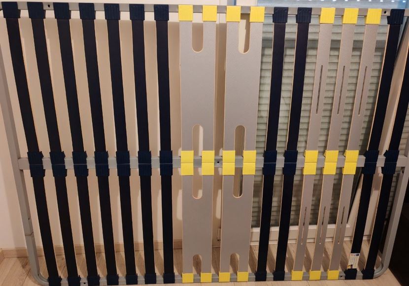 Sommier lattes actives curseurs fermeté personnalisable